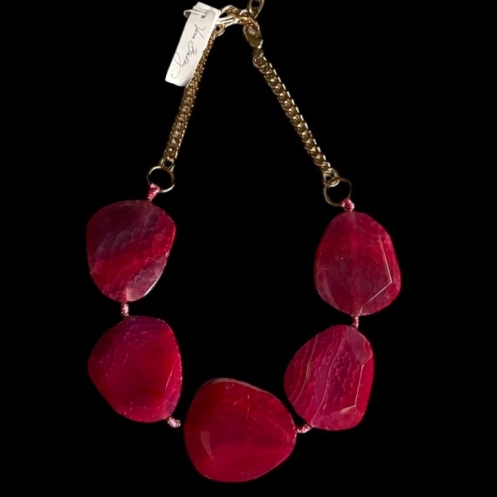 NWT $98 Vera Bradley BOLD Semi Precious Stone Statement Necklace - Picture 5 of 5